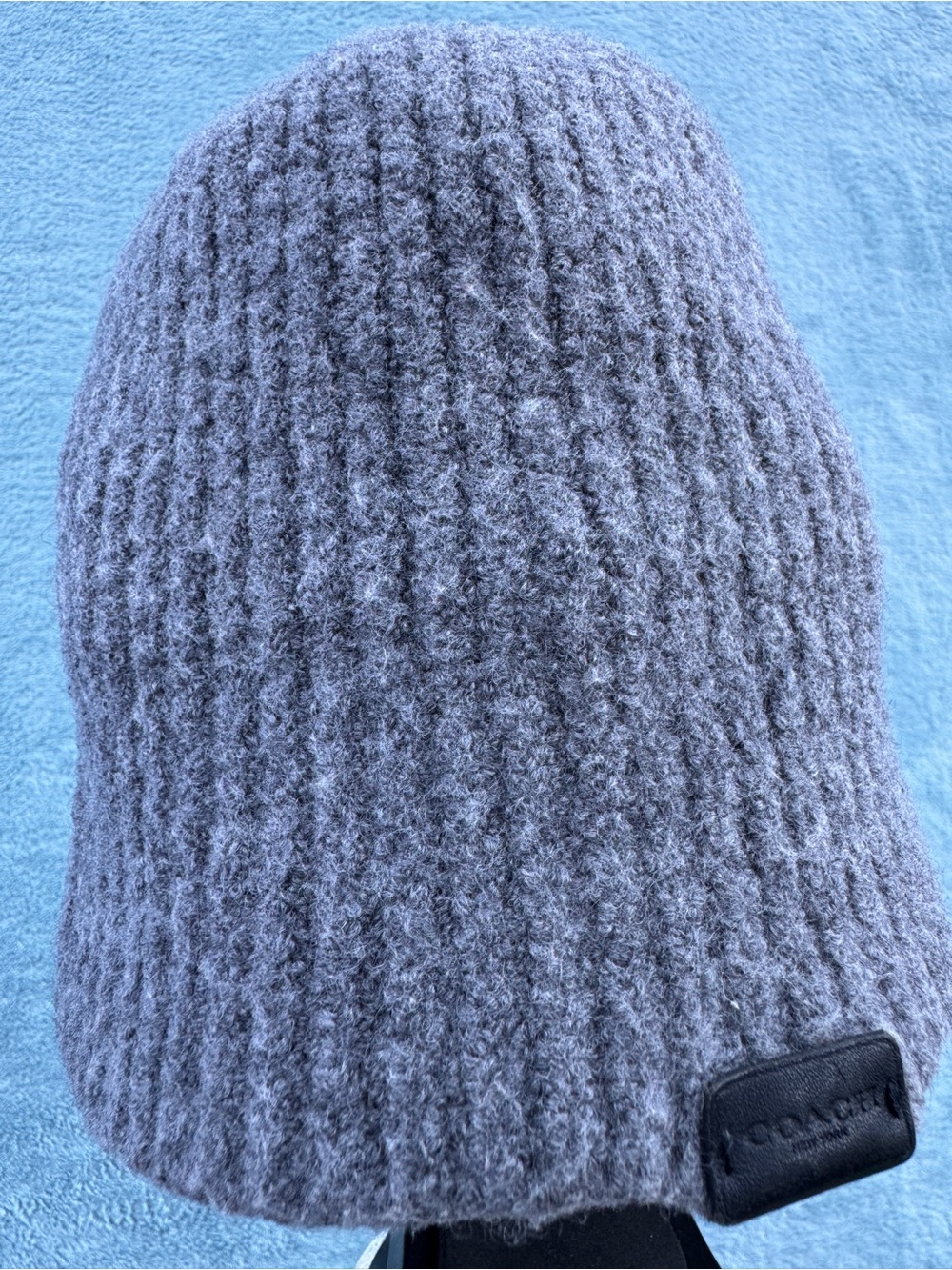 Coach Youth Gray Merlino Wool Beanie
